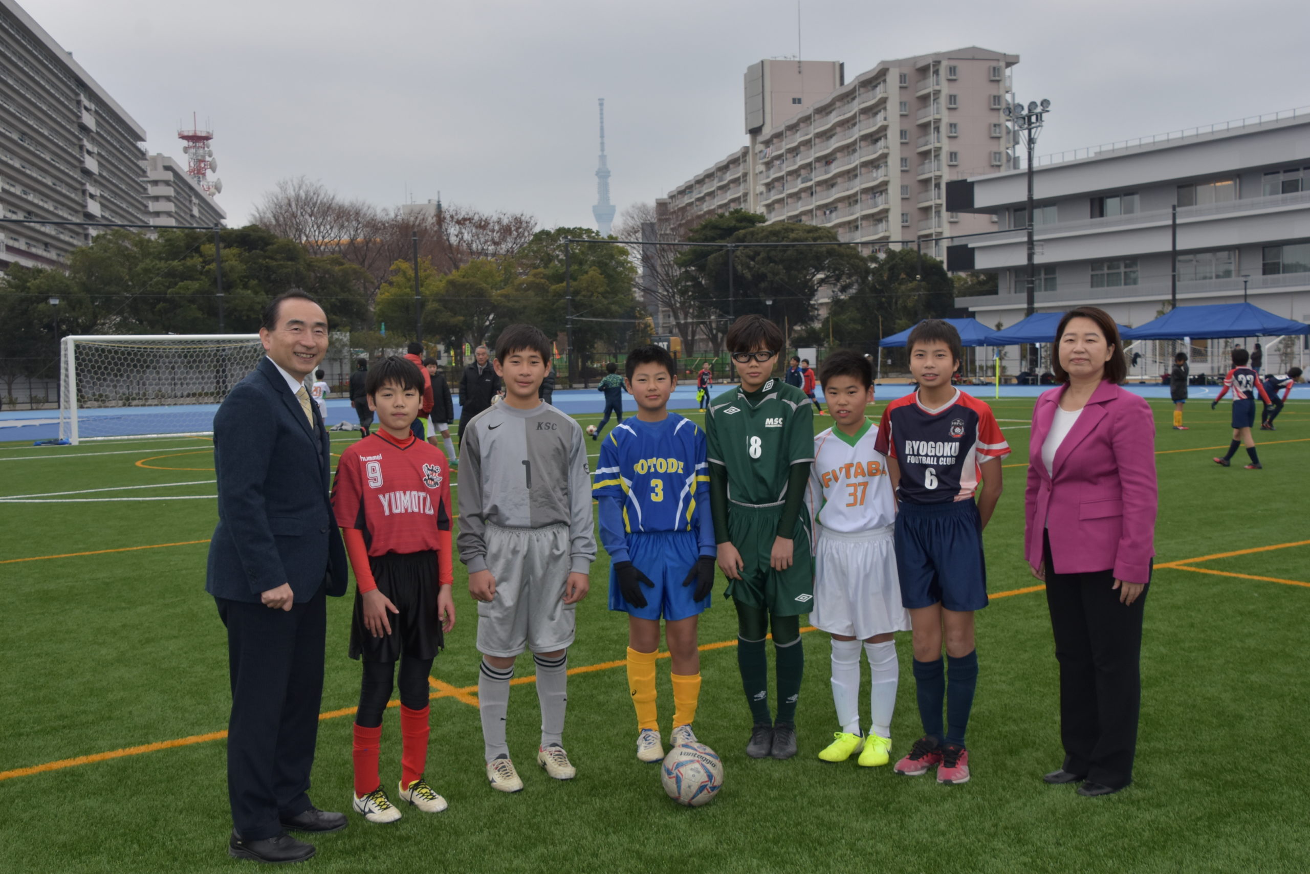 被災地支援の一環でスポーツ交流