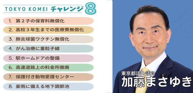 加藤まさゆきの政策目標【チャレンジ8】